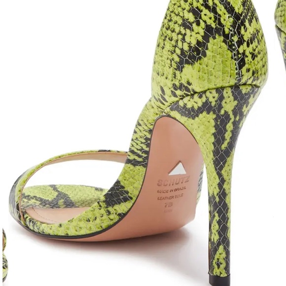 Schutz Neon Stiletto Heel Sandal - Picture 2 of 7